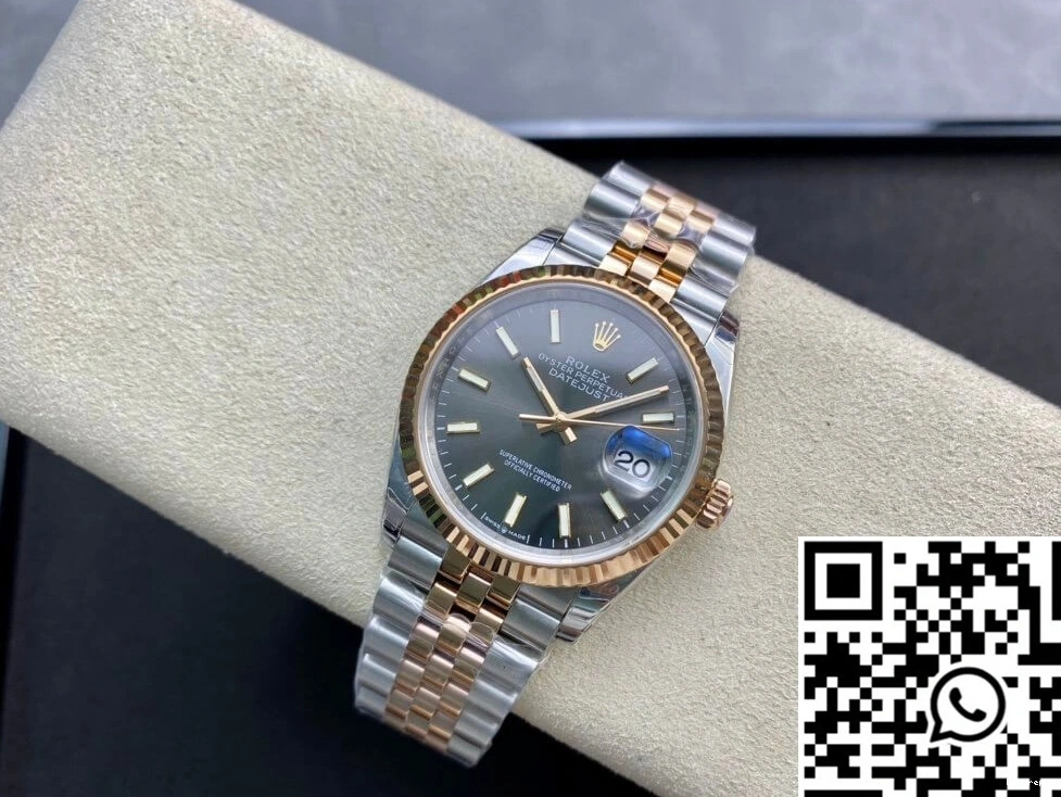 EW M126231-0013 Gold Rose Factory Rolex Datejust 0309